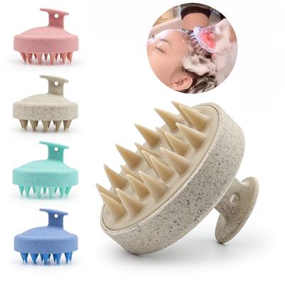Silikonowy szampon szczotka głowa grzebień do masażu skóry głowy grzebień do mycia włosów szczotka do masażu ciała wanna szczotka pod prysznic Salon narzędzie fryzjerskie