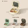 Portable Travel Storage Box Travel Week Medicine Box Transparent Sealed Moisture Proof Plastic Travel Medicine Storage 4/6 Grids