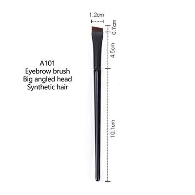 Make-up-Werkzeuge Schönheitszubehör Make-up-Set Augenbrauen-Liner Pinsel mit kleinem Winkel Kontur feines Make-up-Werkzeug, Größere Braue 101, 1 Stück