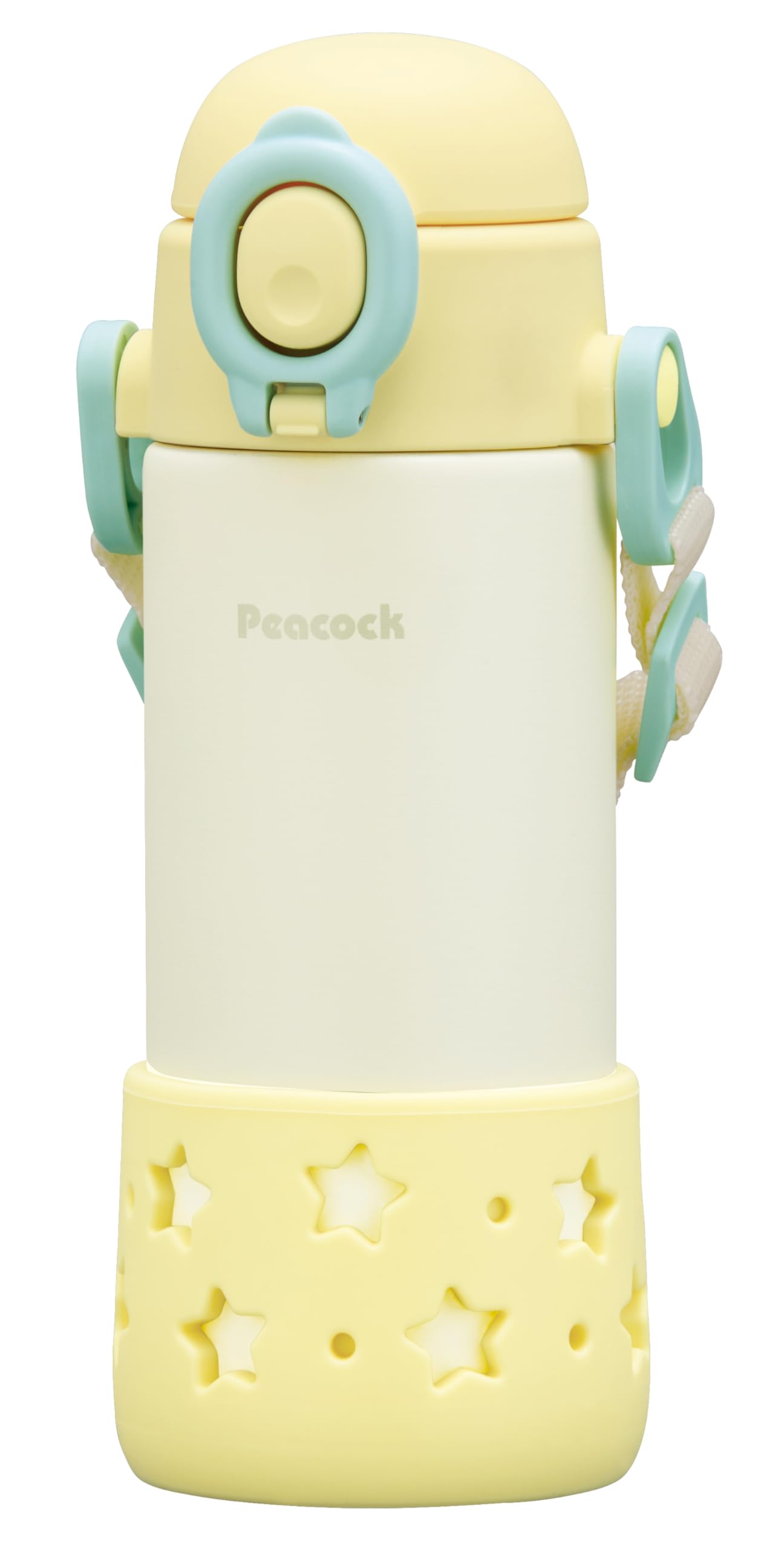 

Thermos Industry dishwasher Peacock water bottle for cold straw baby star YS The-peacock (The-peacock) [With belt, safe] babies, 400ml, storage,