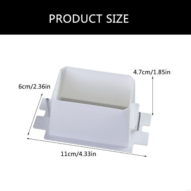 Pack Of 30 Electrical Outlet Box Extenders & Screws Electric Box Extender Set for Single Gang Power Switches Receptacles A0KF