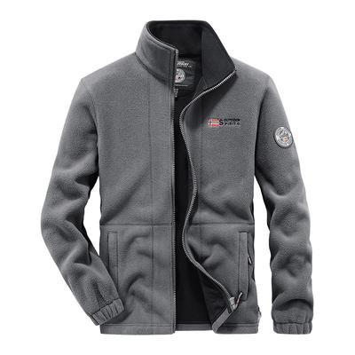 Winter Men's Fleece Fleece Thickened Warm Windproof Outdoor Casual Jacket Fashion Men's Jacket