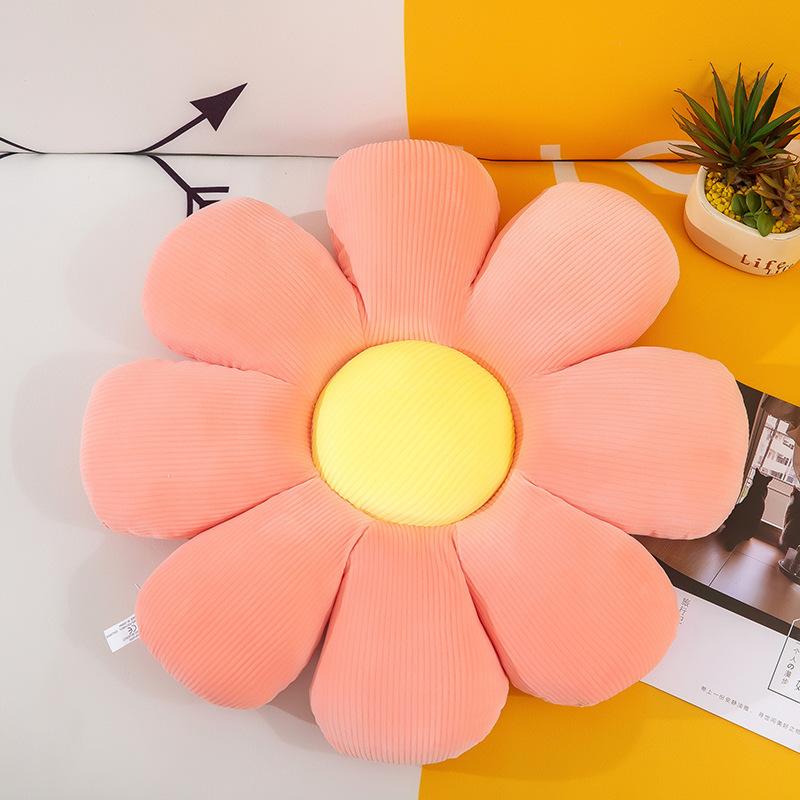 Small daisy flower seat cushion office computer chair cushion sun flower tatami seat cushion petal throw pillow