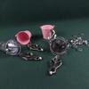 Heavy-Duty Butterfly Nipple and Clitoral Clamp Set for Intense Sensation