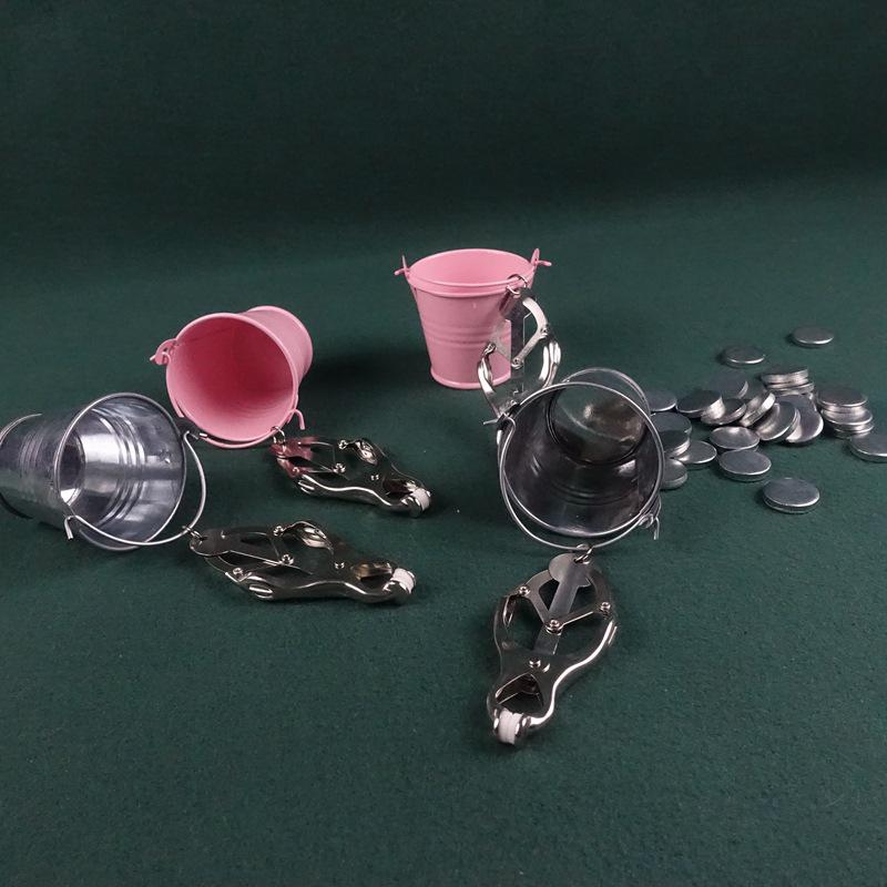 Heavy-Duty Butterfly Nipple and Clitoral Clamp Set for Intense Sensation