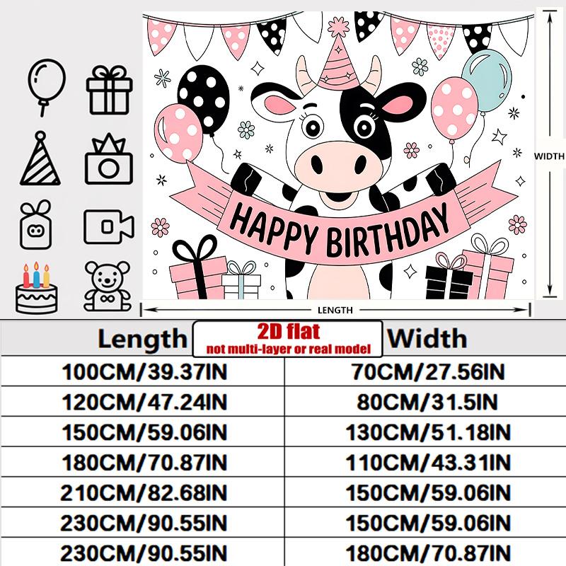 Party Backdrop Flat Milk Shower Bottles Patterns Electricity Needed Birthdays Photo Booth Background Birthday Party Decor