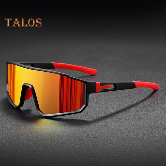 Outdoor-Fahrradbrille mit PC-Linse, UV-Schutz, winddicht, leicht, für Herren und Damen, zum Laufen, Mountainbiken, Sportbrille