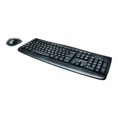 Kensington Pro Fit Low-Profile Wireless Keyboard and Mouse Combo - 2.4 GHz - Black