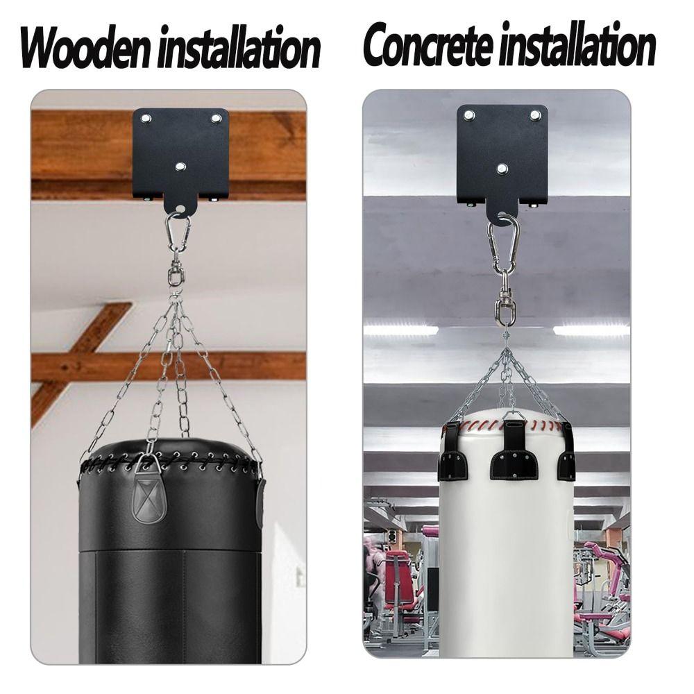 Wear-Resistant Boxing Bag Hanger Rust-Proof 360 Rotation Beam Hook Wall Mounted Hook Muay Thai