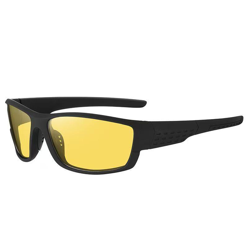 2026 Unisex Polarized Fashion Square Frame Sunglasses for Outdoor Sports, Driving, Cycling, and Night Vision