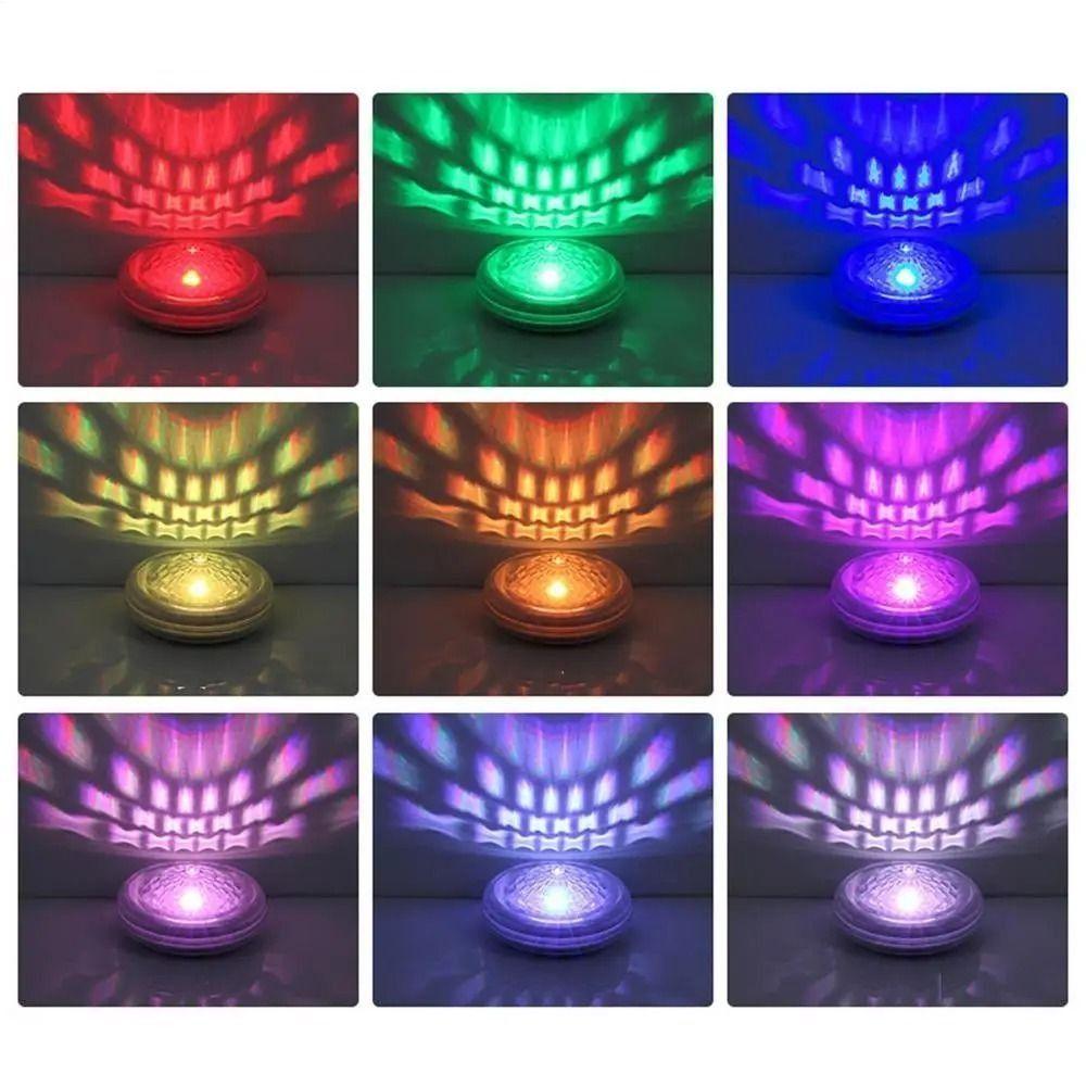 Multi Color Changing Solar Floating Pond Light Dynamic RGB Floating Lights  Swimming Pool