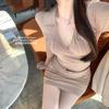 Royal Sister Style Sexy V-neck Dress Women's Early Autumn New High-end Hot Girl Slim-fit Hip-wrapped Short Skirt
