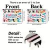 Personalisierte Canvas Make-up Tasche Reiseorganizer mit Logodruck für Damen Herren