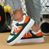 Women's Board Shoes Low-top Casual Sneakers Men PU Leather Running Walking Sports Shoes Classic Fitness Platform Shoes