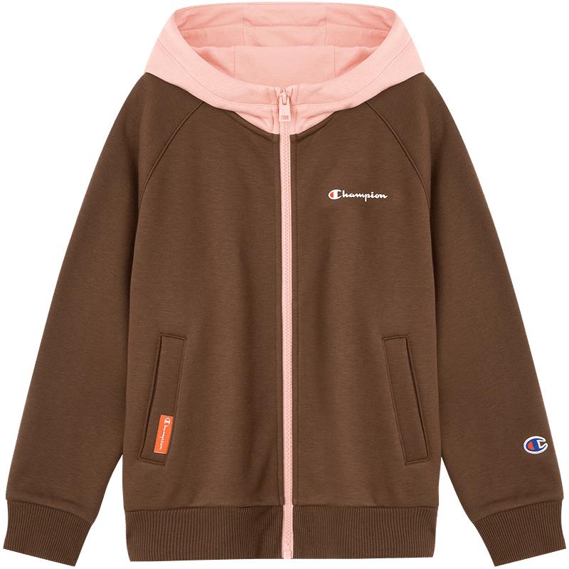 Champion Unisex Kids Fleece-Lined Hooded Zipper Sweatshirt S
