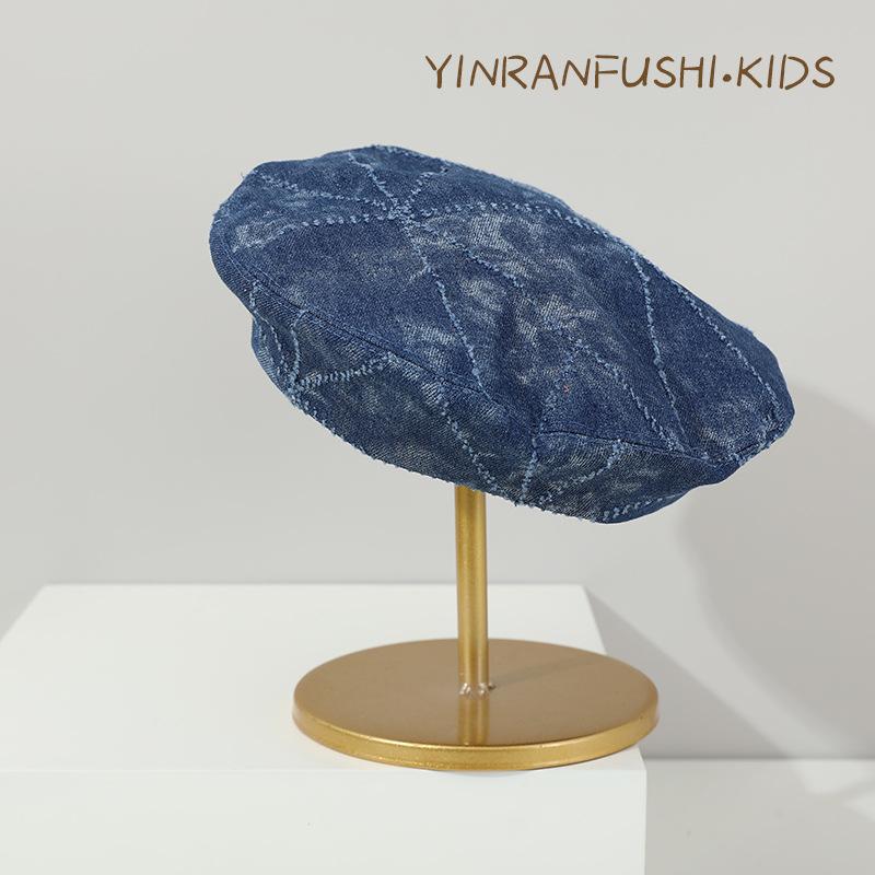 

Детские шляпы Весна и Осень Модные Детские Ковбойский Берет Мальчики и Девочки Шляпа Осьминога Газетная Шляпа Художника Корейский Стиль Трендовый (50-53cm)