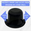 Roof Vent Caps Set Roof Vent Covers Reliable Hardware Long Lasting Ventilation & Odor Prevention for Trailer Campers
