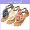 Elegant Bohemia Flower Women Flat Beach Sandals In Vibrant Summer Colors Eu35-42