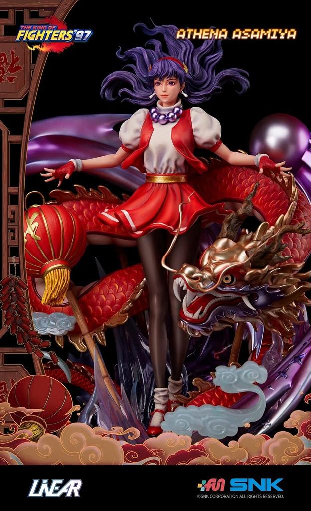 THE KING OF FIGHTERS Athena Asamiya Scale Polystone Painted Finished Figure LiNEAR/Kaitendo '97 1/4