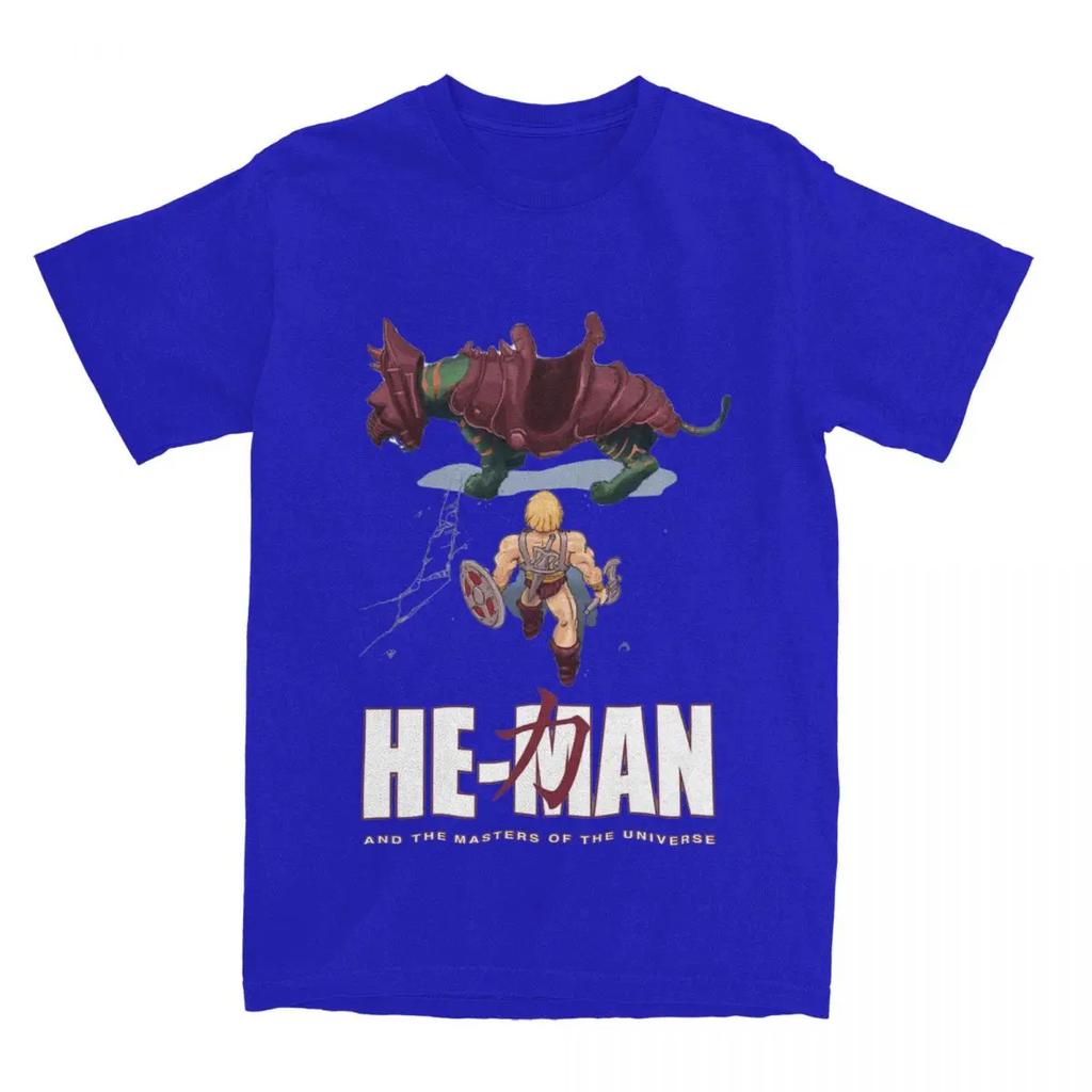 He-Man Władcy Wszechświata Koszulka Odzież Męska Damska Rekreacyjna Koszulka z Krótkim Rękawem Topy Pomysł na Prezent