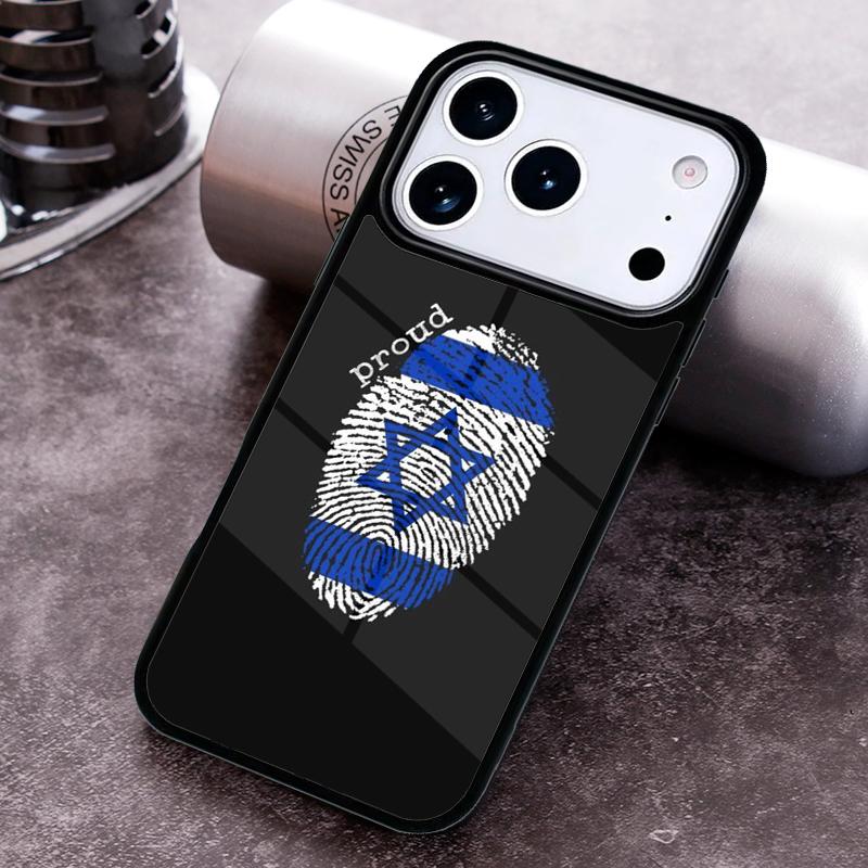 I=srael Flag Soft Phone Case for iPhone 17 16 15 Pro Max Air 14 13 12 11 Plus Shockproof Cover