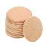 50/100pcs 4-7cm Unfinished Wooden Round Coins, Smooth Beech Wood Rounds for DIY Craft, Laser Engraving, Home Decor