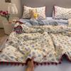 2026 A-Class Skin-Friendly Puff Cotton Bedding Set Soft Duvet Cover Bed Sheet Pillowcases