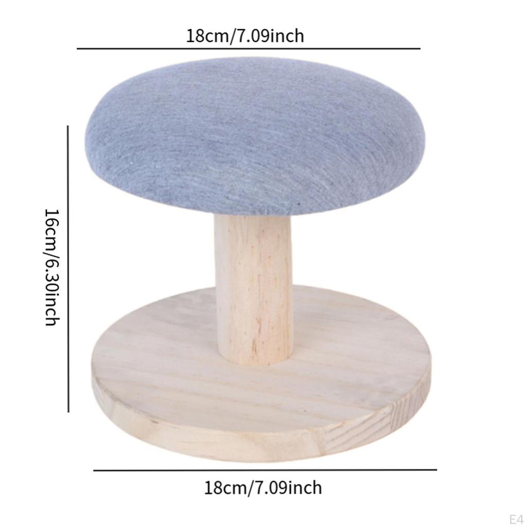 Compact Ironing Stool for Collars And Clothing Care