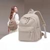 Sac à dos en velours côtelé pour écolier, Sac à dos pour femme 1011, Sac à dos à cordon de serrage décontracté pour nouveaux étudiants, Style ins, Petit sac d'école de voyage