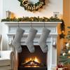 Yousheng Christmas Stockings 18 Inches Large Knitted Xmas Stocking Fireplace Hanging Decoration for Holiday Home Party Decor