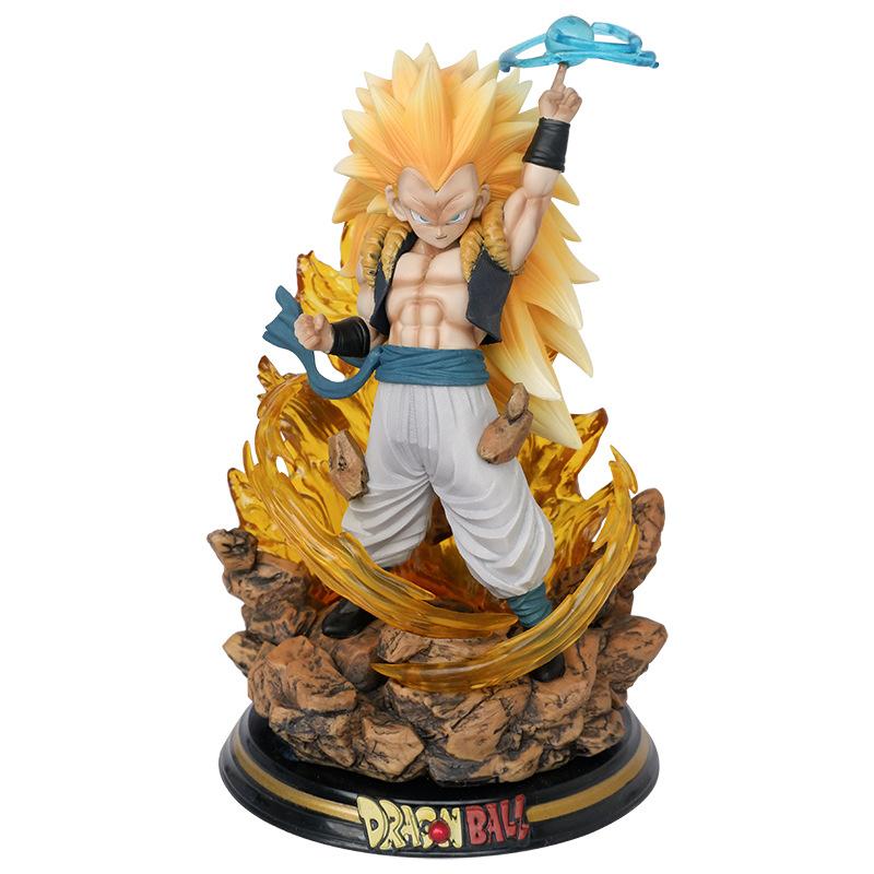 25cm Anime  Figures Vegetto Gk Action Figures With Light Tenth Bullet Pvc Collection Model Dolls Toys Ornamen Gifts
