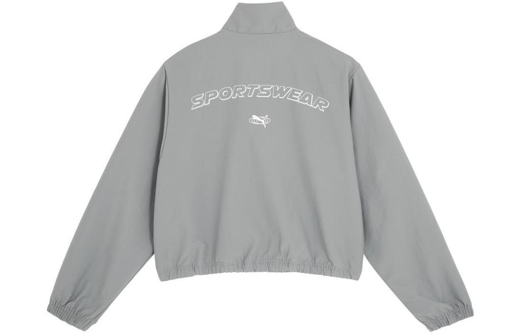 PUMA DARE To GRAPHIC JACKET WV Jackets & Coats Women's Light Gray 627988-62