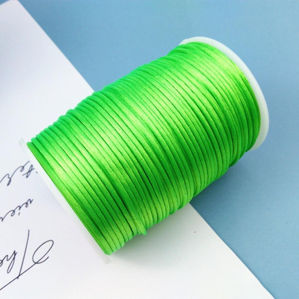 Satin Finish Macrame Thread Cord Flexible DIY Bracelet Cord Beading String  Handicraft Supplies