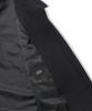 Musinsa Standard Wool Blend Oversized Short Balmacaan Coat [Charcoal Grey]