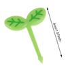 8Pcs Kids Fruit Picks Needle Stick Toothpicks Mini Leaf Shape Fruit Cake Dessert Food Forks Lunch Box Decor Bento Accessories