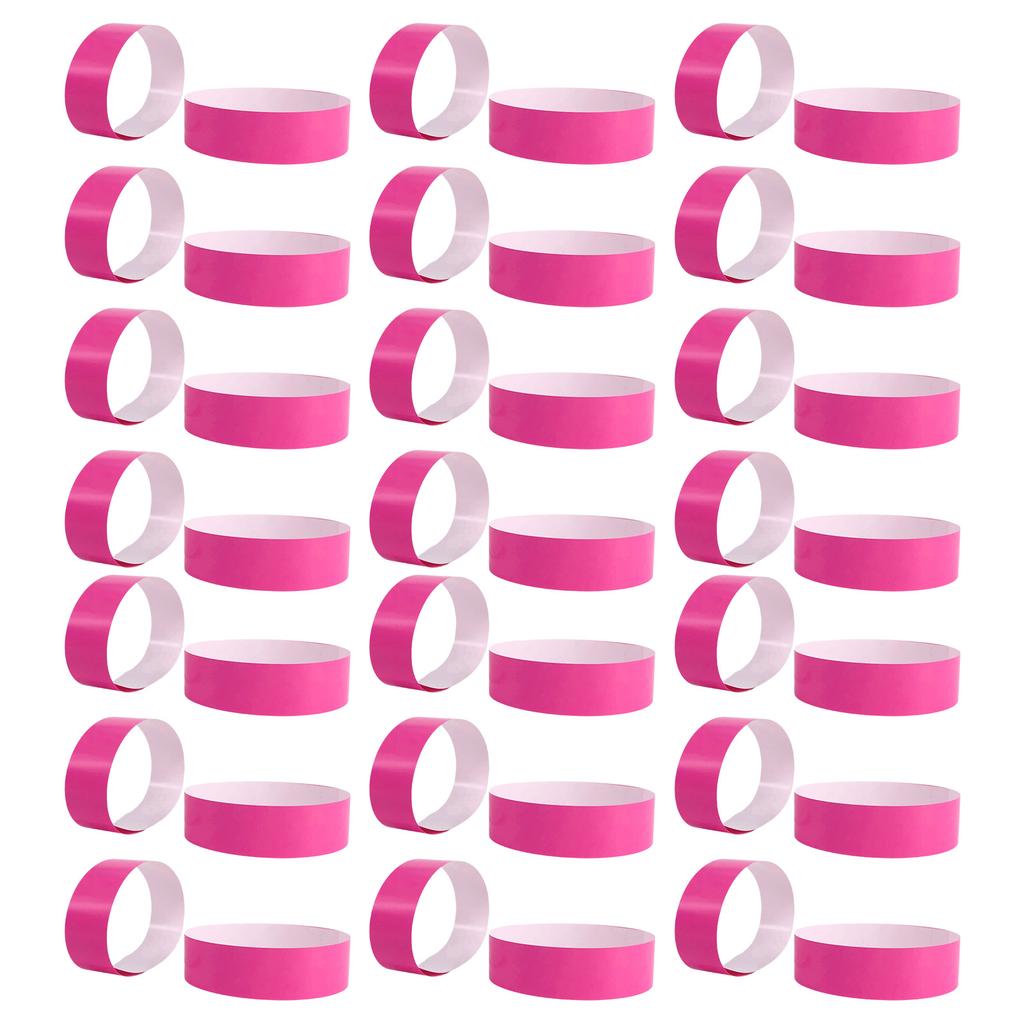 Paper Wristbands for Event Party Wrist Bands Colored Waterproofs Concert Identification Hand Bands Adhesive Wristbands