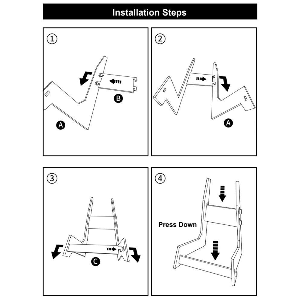 Wooden Art Display Stand 4.5/6/8inch Book Display Stand Picture Frame Stand Painting