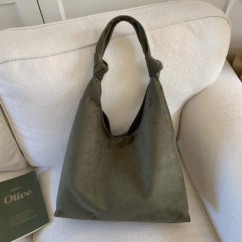 Winter new large-capacity tote bag fashionable commute to work simple high-value shoulder bag women