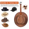 PU-Leder Cowboyhut-Halter für LKW Platzsparend Einfache Montage Kopfstützen-Hutclip-Aufbewahrung Multifunktional Hält die Hutform