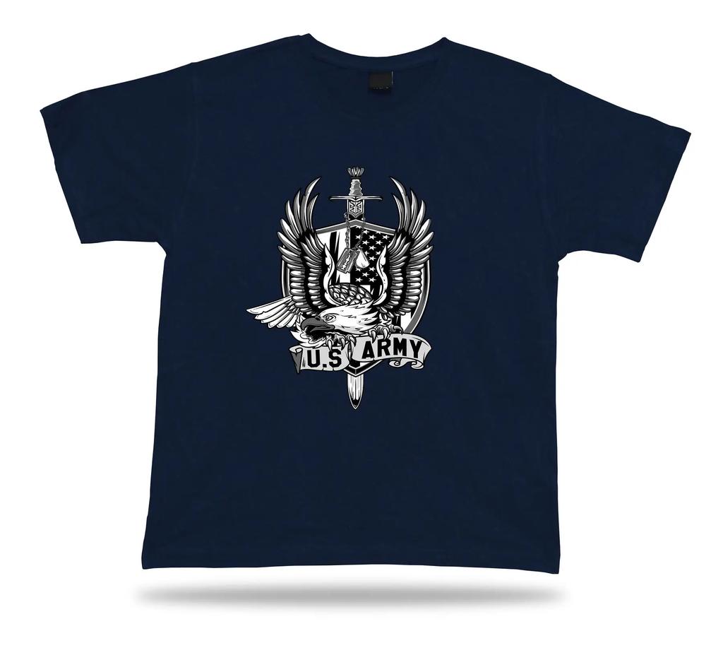 Eagle U.S Army Strength Unity Bravery T-Shirt. Premium Cotton Short Sleeve O-Neck Mens T Shirt New S-3XL