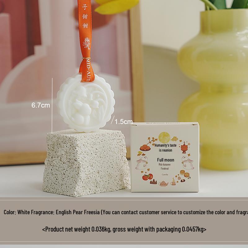 High-End Osmanthus Scented Candle & Mooncake Gift Set: Stylish Mid-Autumn Festival Souvenir