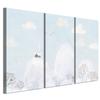 Obraz Na Płótnie Włoskim 120 X 80 Cm Tryptyk - Styl Minimalistyczny - Natura
