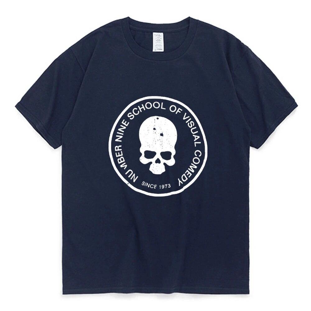 Číslo (N)ine Tričko Léto Retro Topy s krátkým rukávem Street Trend Univerzální Tričko Unisex Dámské College Pár Pohodlné Trička Nové