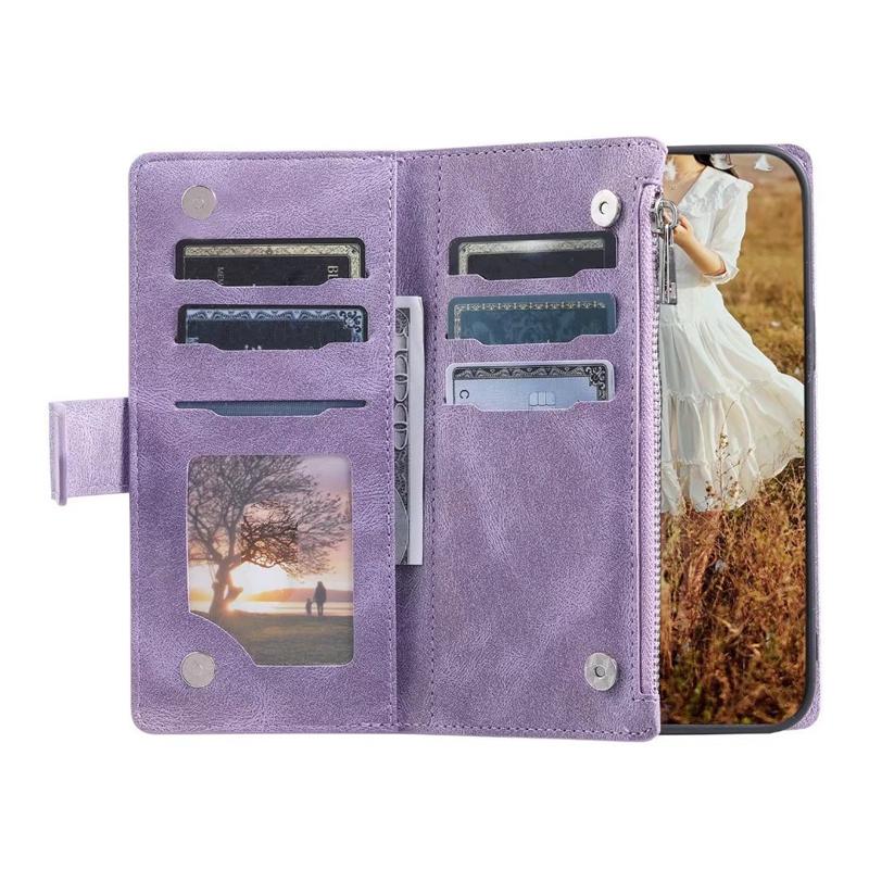 Lanyard Rhombic Leather Case for Samsung Galaxy S24 S25 Ultra S23 FE S22 S21 S20 Plus Note20 A17 A07 A56 Flip Wallet Card Cover