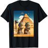 Robots Ancient Egyptian Pyramids T-Shirt(1)