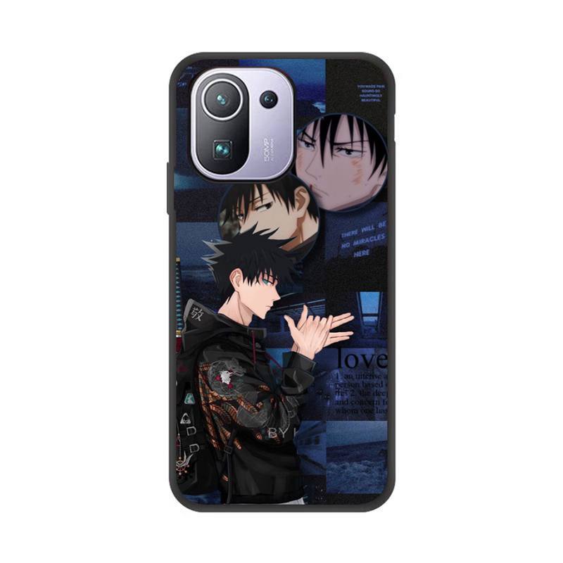Fushiguro Megumi Phone Case For Xiaomi Redmi 8A 9 K30 Pro 9A Note 8T Note 8 9 Pro TPU Soft Silicone Black Cover