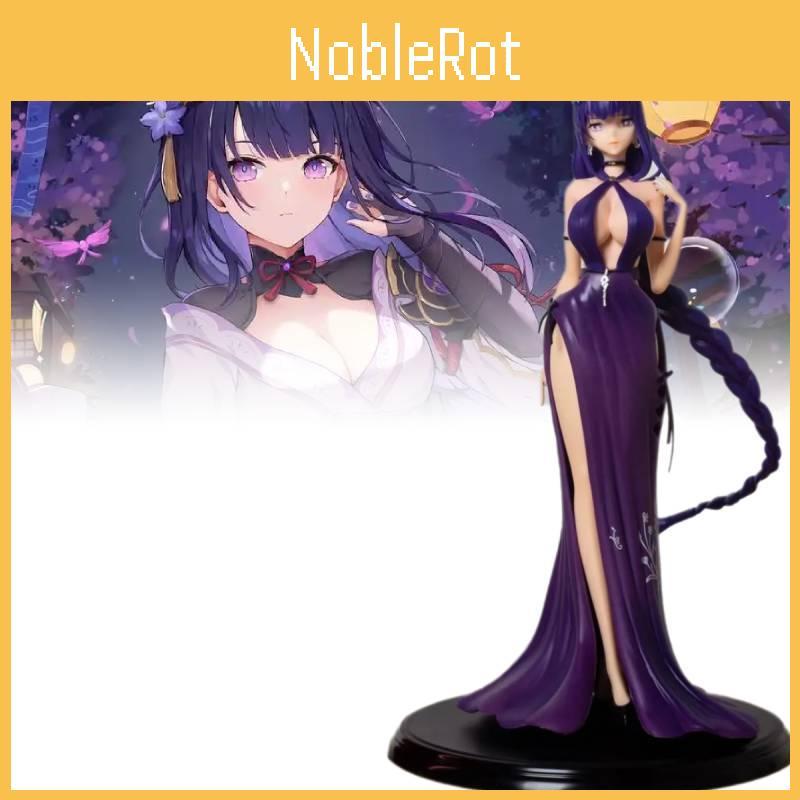 Impact Genshin Raiden Shogun Figurine Dress Game Cartoon Model Toys Gifts Fans