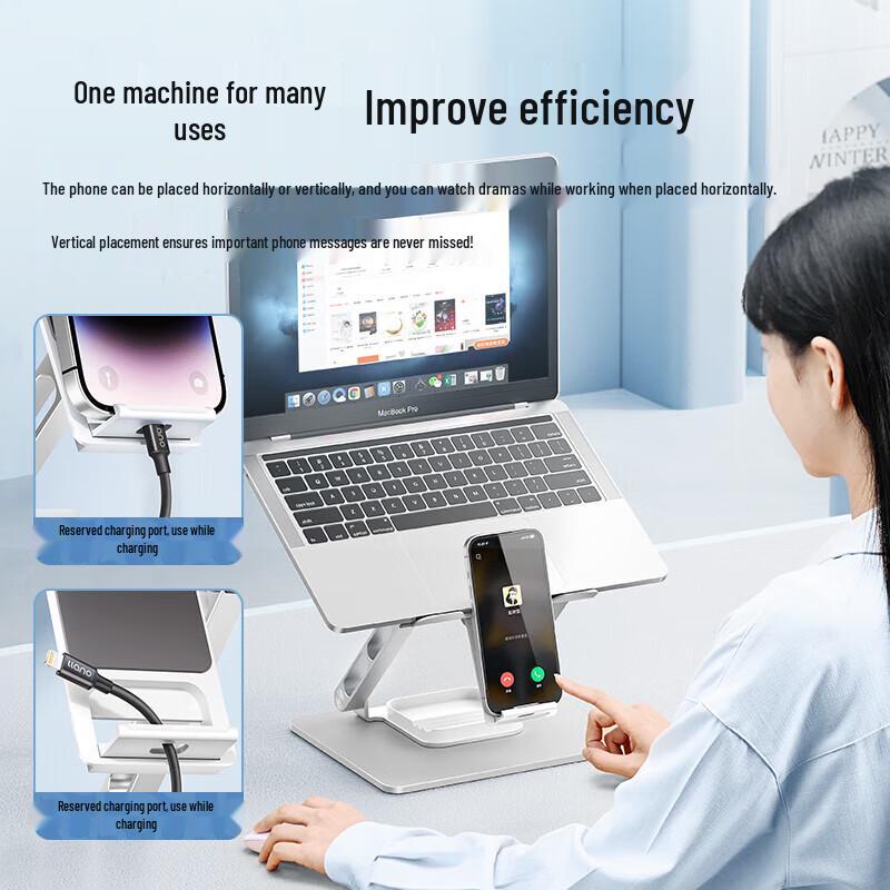 llano 720° Rotating Aluminum Alloy Laptop Stand
