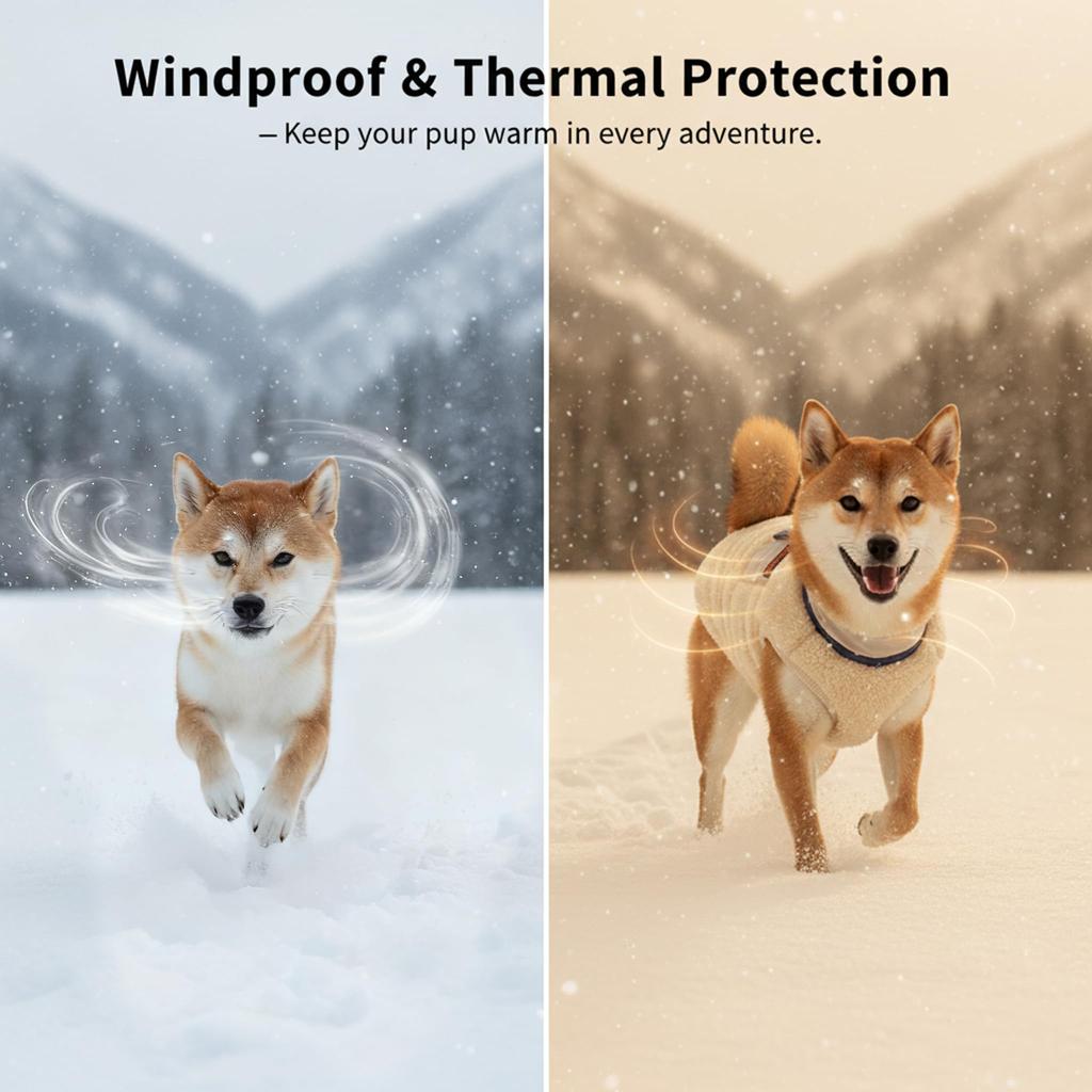 Polarowa kamizelka dla psa z zamkiem na plecach i D-ringiem – miękka ciepła kurtka dla zwierząt domowych na zimowe spacery, lekka termiczna kamizelka dla psów małych i średnich
