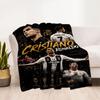 Ronaldo's Crz Football Legends Blanket Ultra-Soft Great for Sofa Livingroom Seaside Four Seasons Universal Modern Gift for Travel Home Birthdays